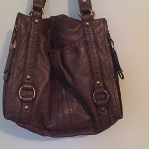 B Makowsky Brown Leather Purse